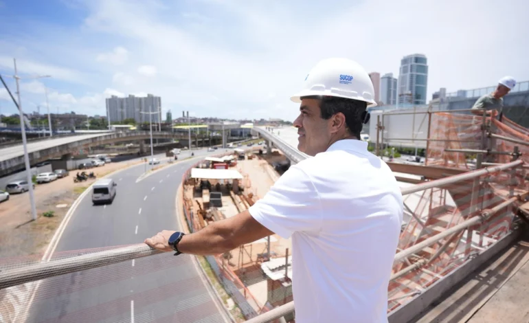 Viaduto José Linhares será inaugurado nesta segunda-feira em Salvador