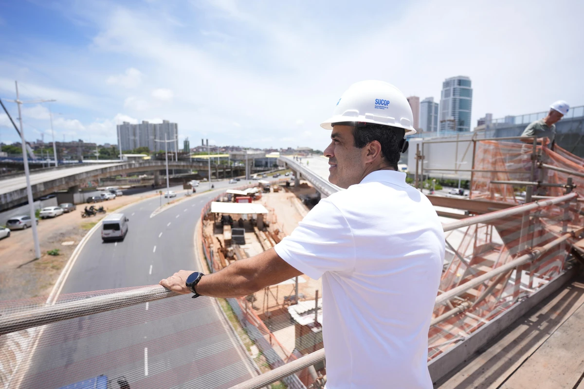 Viaduto José Linhares será inaugurado nesta segunda-feira em Salvador