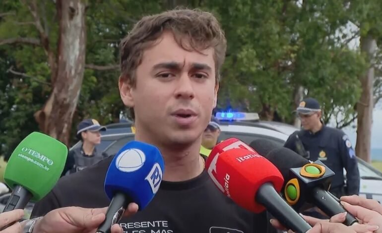 Nikolas rebate críticas de Eduardo e afirma que Bolsonaro não está bem