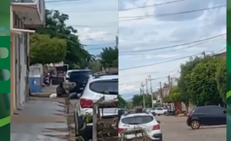 Vídeo: Tiroteio em Xique-Xique registra momentos de intensa ação