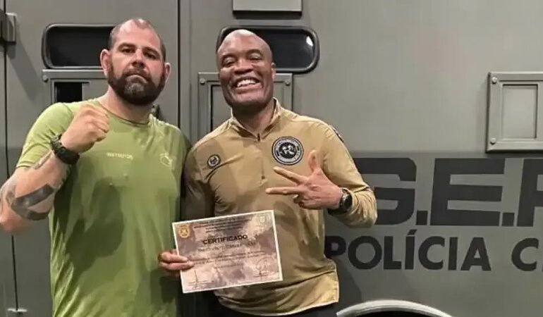 Anderson Silva inicia formação para virar policial nos EUA