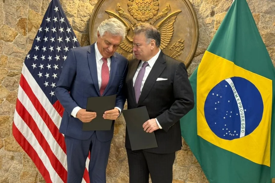 Caiado firma acordo com EUA sobre minerais