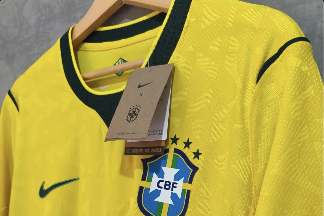 Imagens do novo uniforme da Seleção Brasileira para a Copa de 2026 vazam nas redes