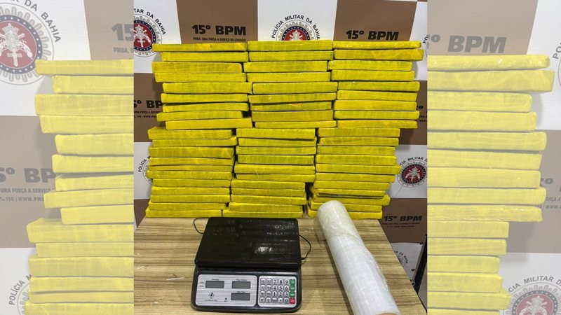 Polícia apreende cerca de 60 kg de maconha em Itabuna