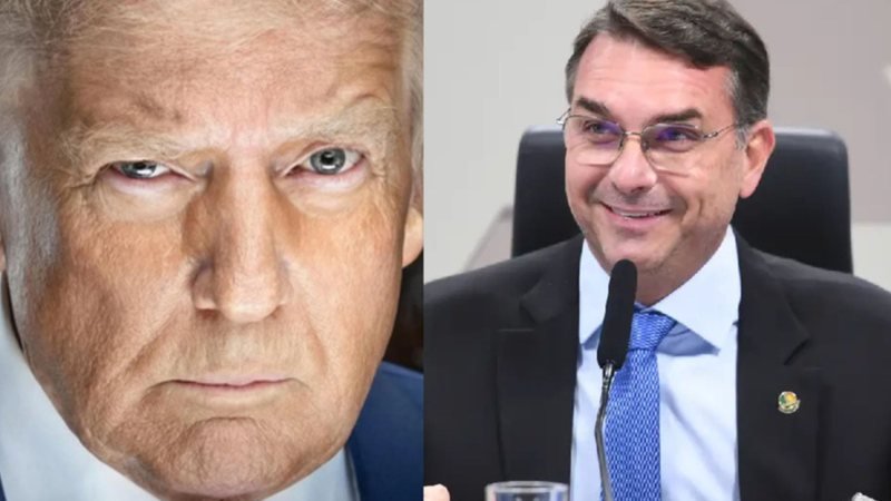 Aposta política envolve possível apoio de Trump a Flávio Bolsonaro
