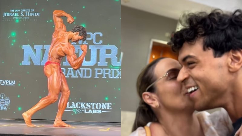 Filho de Carla Perez estreia em fisiculturismo nos EUA